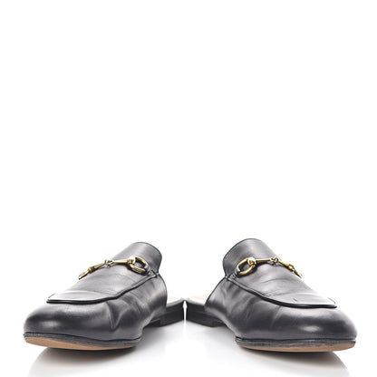 Gucci Calfskin Womens Princetown Slippers 38.5 Black 5 of 13