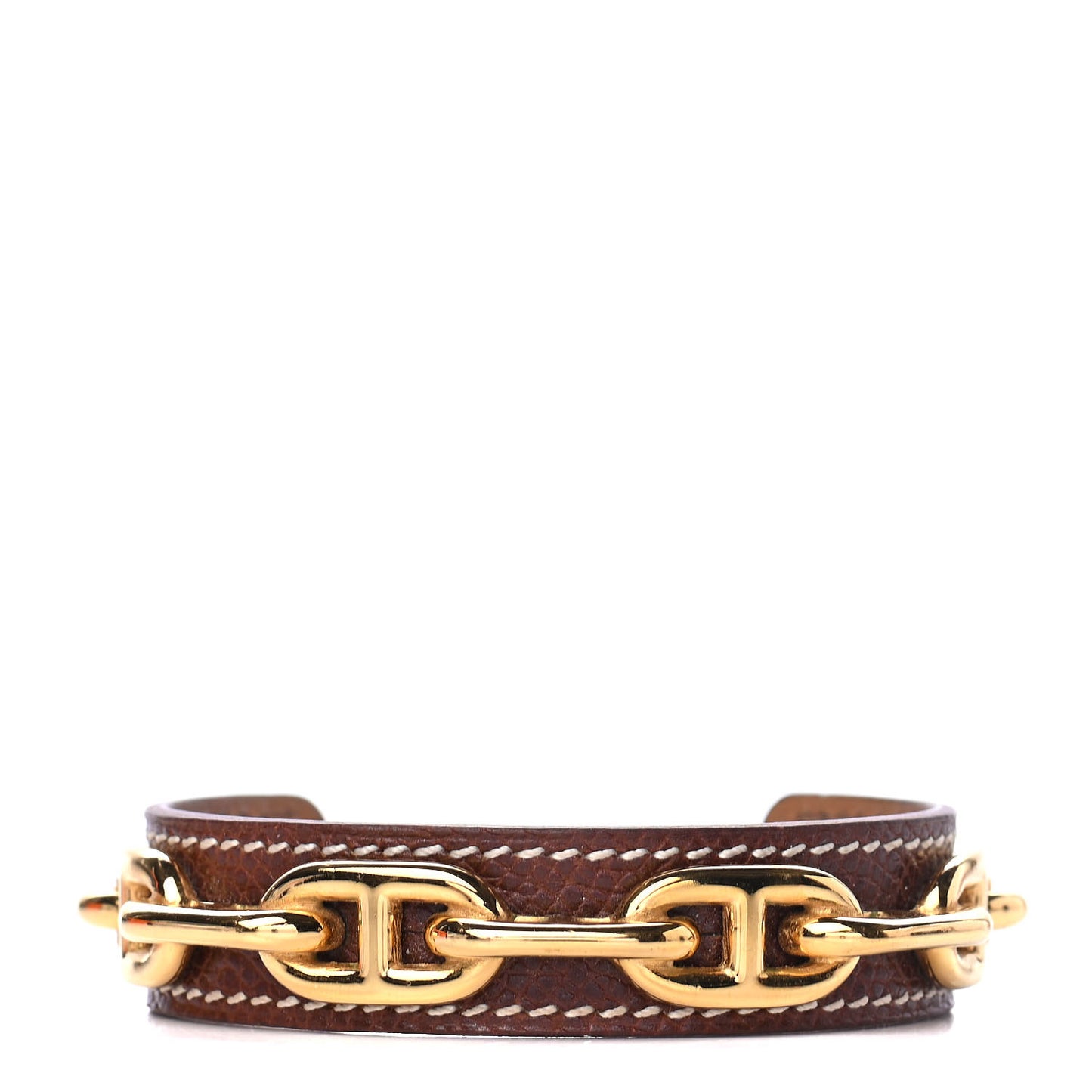 Courchevel Chaine D'Ancre Bracelet M Cognac