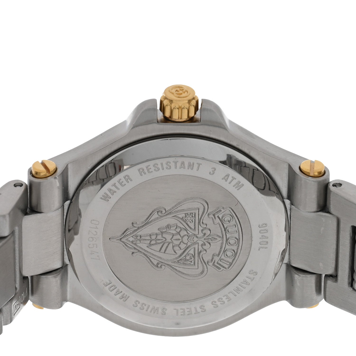 Gucci Stainless Steel 26mm 9040L Two Tone Quartz Watch Black 4 of 4