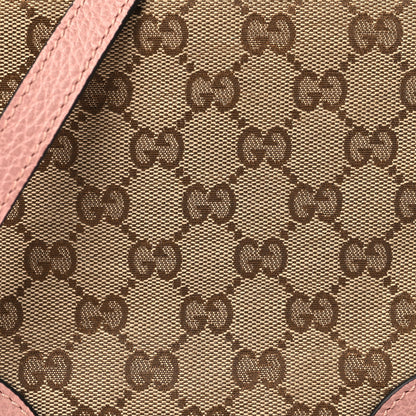 Gucci Monogram Mini Bree Messenger Bag Beige Soft Pink 8 of 10