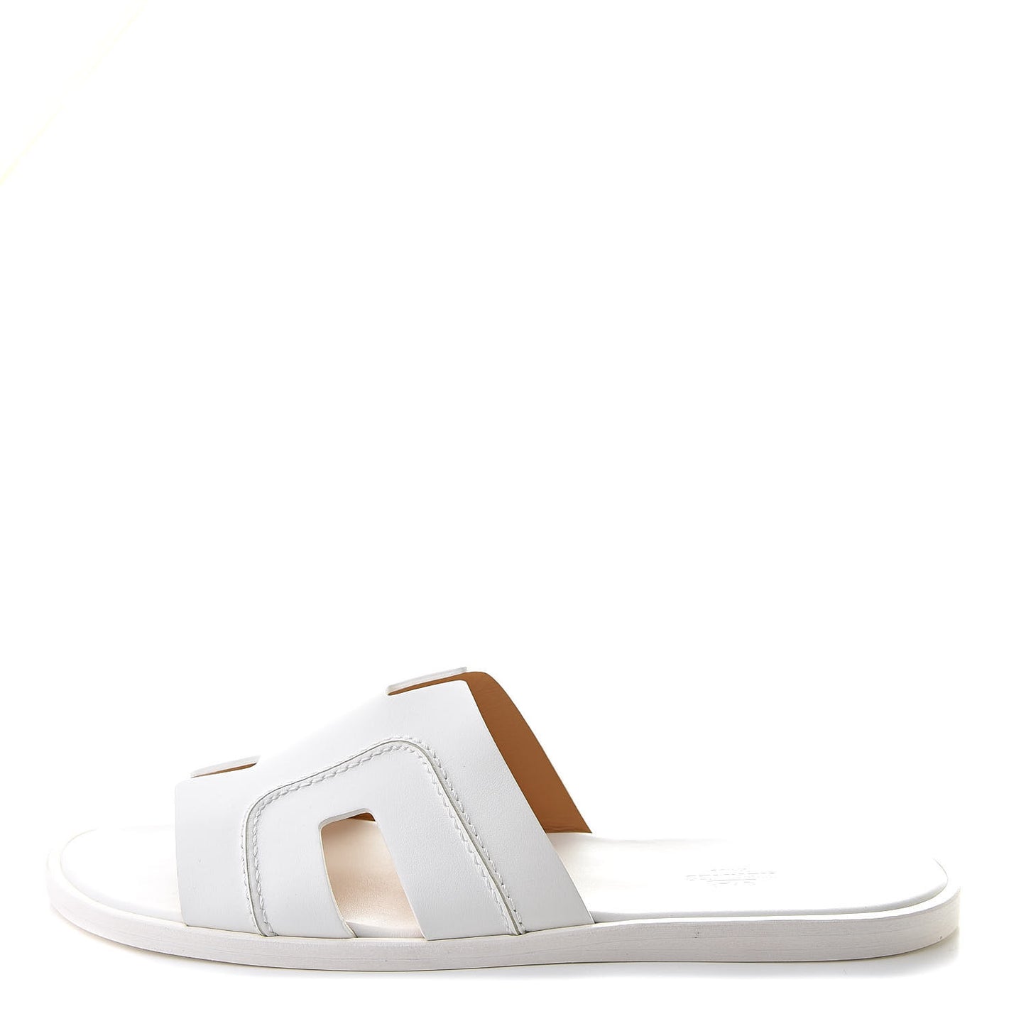 Calfskin Mens Izmir Sandals 45 White