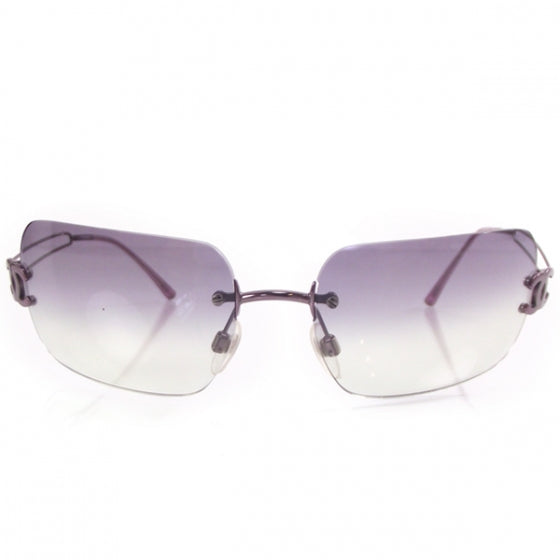 Frameless CC Logo Sunglasses Lavender