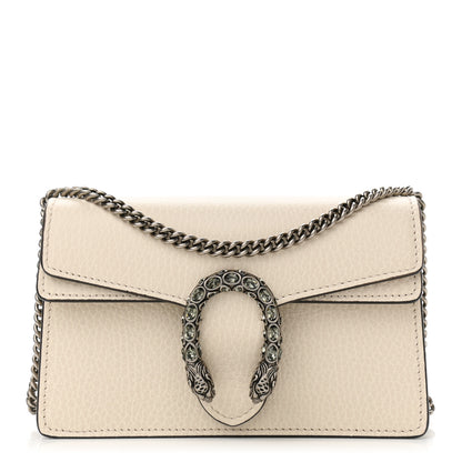 Gucci Dollar Calfskin Crystal Super Mini Dionysus Shoulder Bag Mystic White Black Diamond 1 of 10