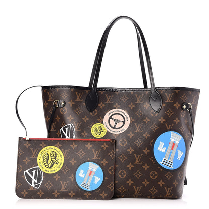 Louis Vuitton Monogram World Tour Neverfull MM 1 of 10