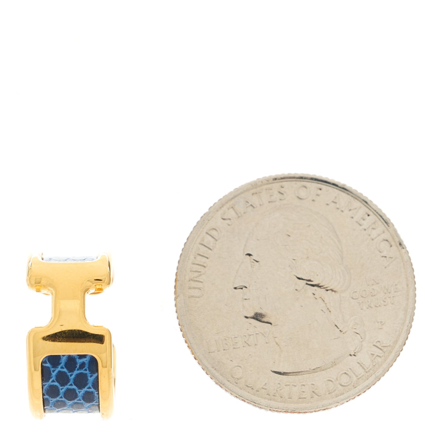 Lizard Olympe Ear Cuff Bleu Saphir