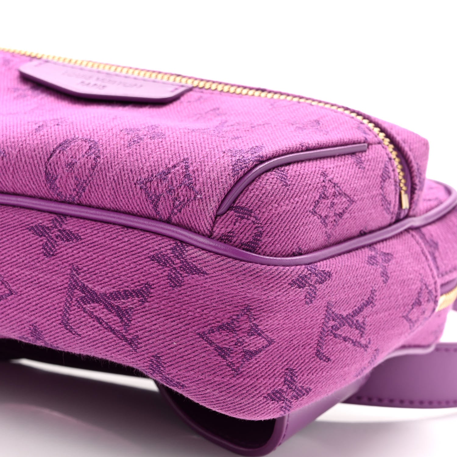 Louis Vuitton Denim Monogram Outdoor Bumbag Purple 8 of 9