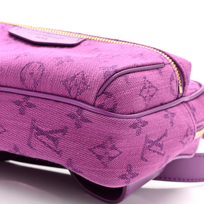 Louis Vuitton Denim Monogram Outdoor Bumbag Purple 8 of 9