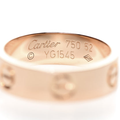 Cartier 18K Pink Gold 5.5mm LOVE Ring 52 6 4 of 4