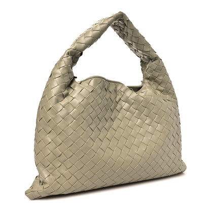 Bottega Veneta Calfskin Intrecciato Small Hop Travertine 3 of 9