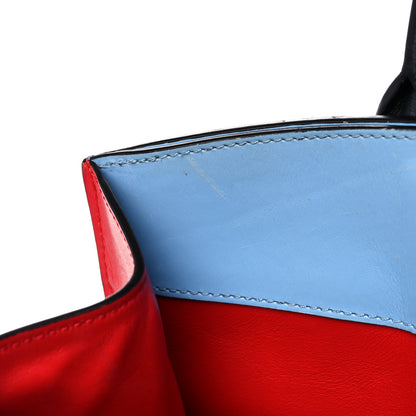 Louis Vuitton Calfskin City Steamer MM Rouge Blue 14 of 22