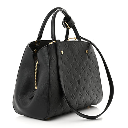 Louis Vuitton Empreinte Montaigne MM Black 3 of 10