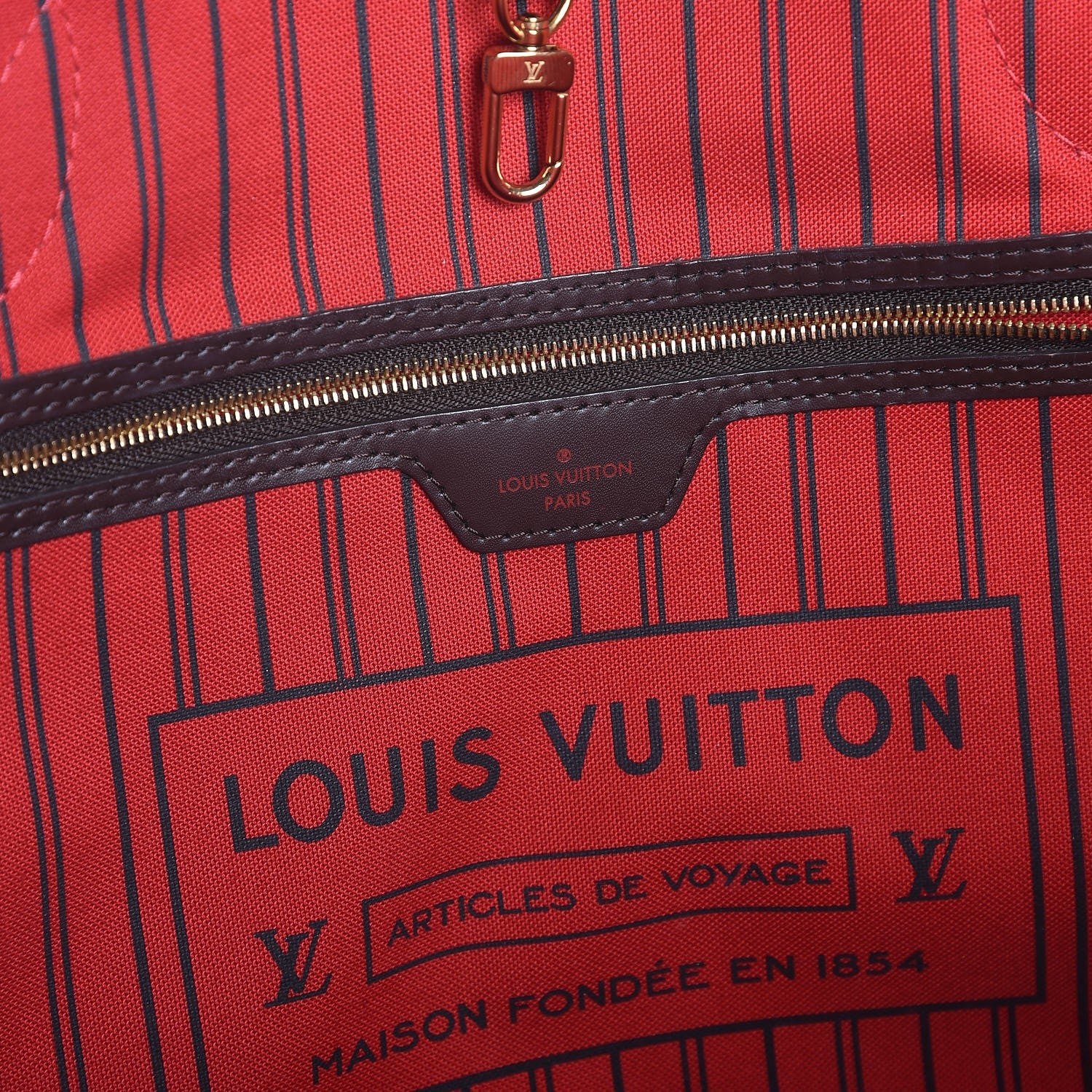 Louis Vuitton Damier Ebene Neo Neverfull GM 6 of 8