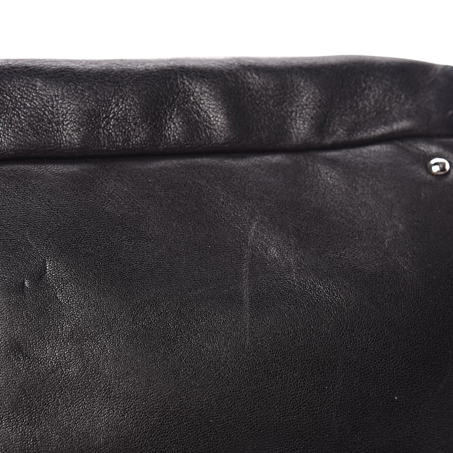 Chanel Lambskin Lax Accordion Hobo Black 15 of 17