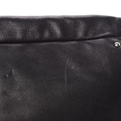 Chanel Lambskin Lax Accordion Hobo Black 15 of 17