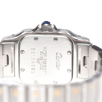 Cartier Stainless Steel 18K Yellow Gold 24mm Santos De Cartier Galbee Quartz Watch 5 of 13