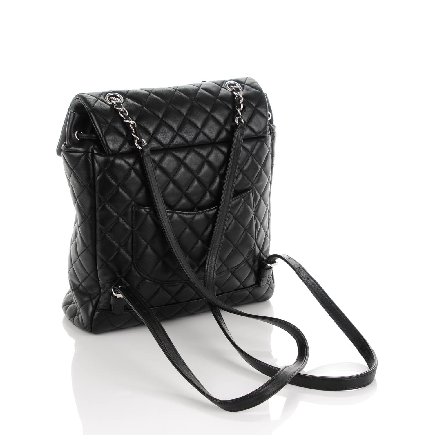 Chanel Lambskin Quilted Large Urban Spirit Backpack Black 3 of 7