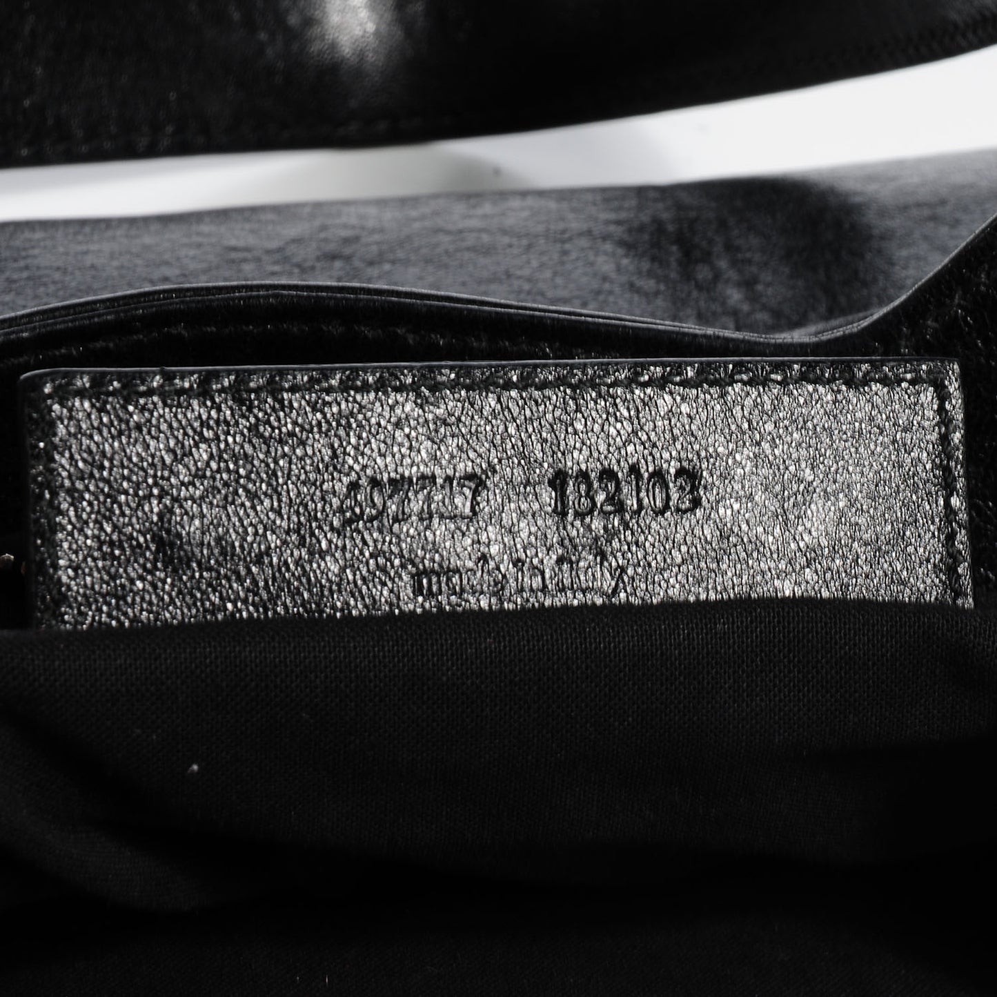 Agneau Sac Clous Black