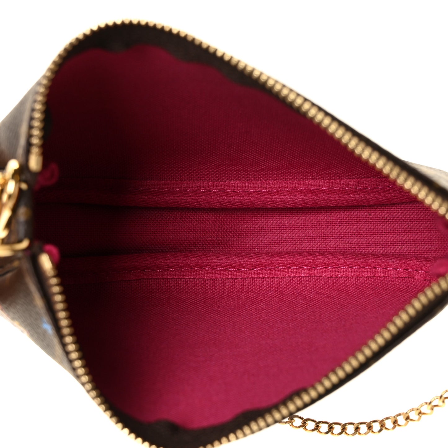 Monogram 2020 Christmas Animation Roller Coaster Mini Pochette Accessories Pivoine