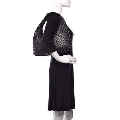Bottega Veneta Nappa Intrecciato Medium Veneta Hobo Black 2 of 13