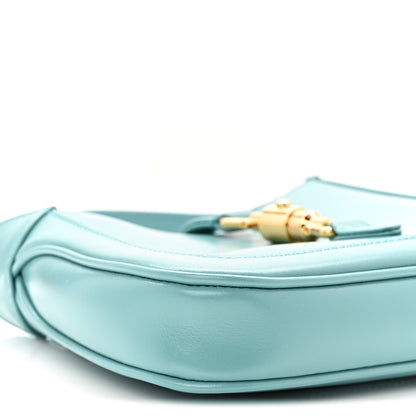 Gucci Boarded Dyana Lux Calfskin Mini Jackie 1961 Hobo Dusty Azure 9 of 10