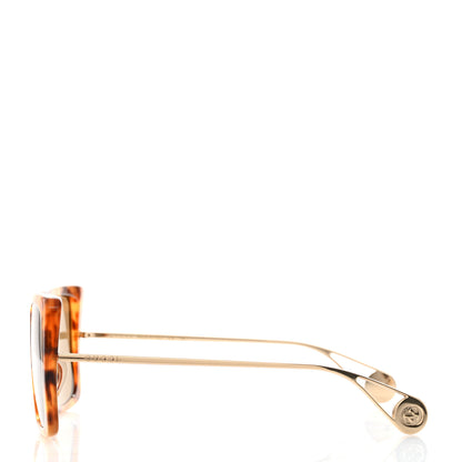 Gucci Acetate Oversize Square Frame GG0435S Sunglasses Havana 3 of 8