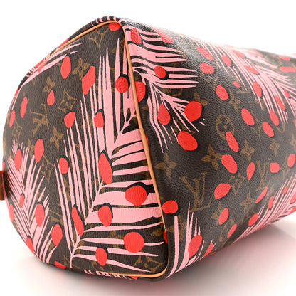 Louis Vuitton Monogram Jungle Dots Speedy 30 Sugar Pink Poppy 9 of 10