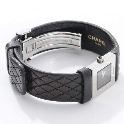 Chanel Stainless Steel Calfskin 19mm Quilted Matelasse Quartz Watch Black 3 of 8