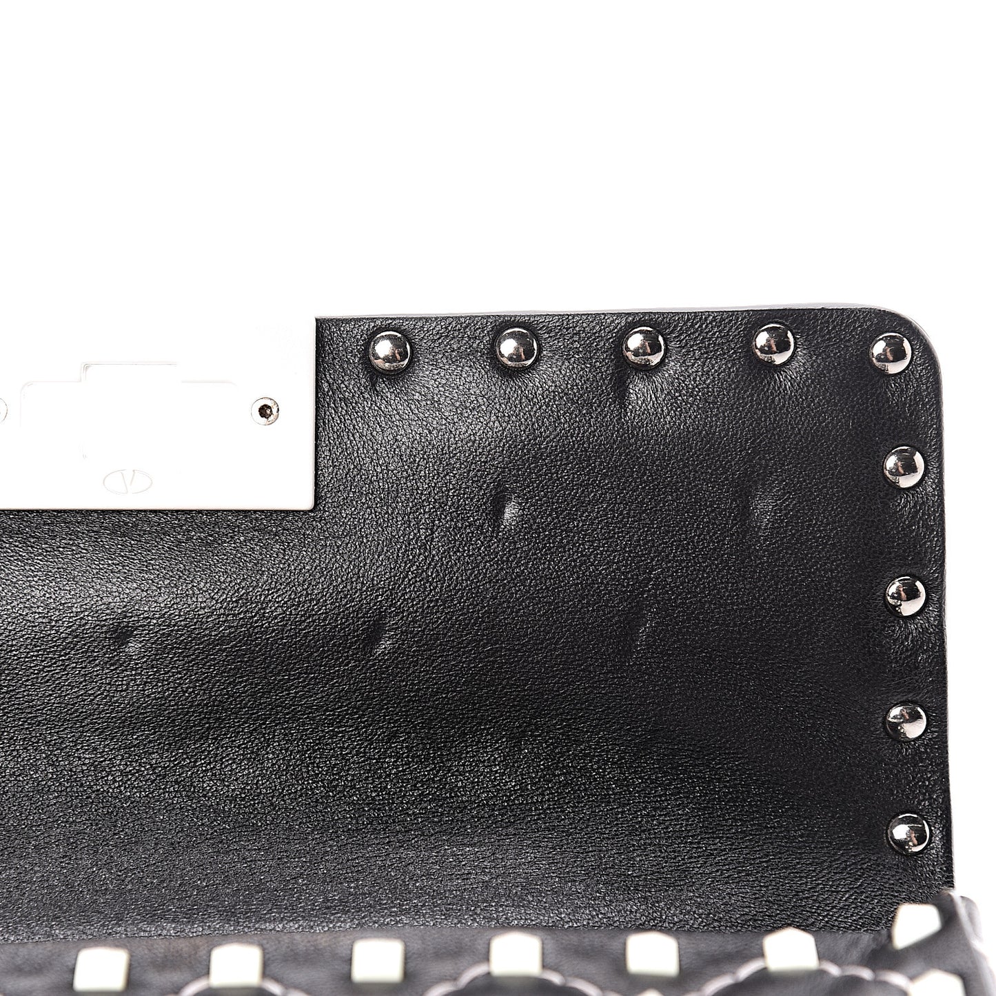 Lambskin Small Free Rockstud Spike Shoulder Bag Black