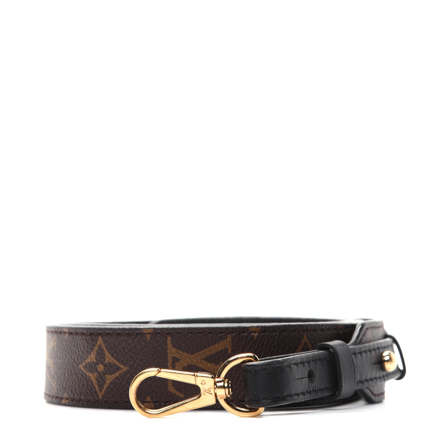 Louis Vuitton Monogram Bandouliere Shoulder Strap XL Black 1 of 7