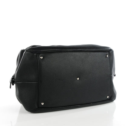 Chanel Grained Calfskin Duffel Bag Black 4 of 8