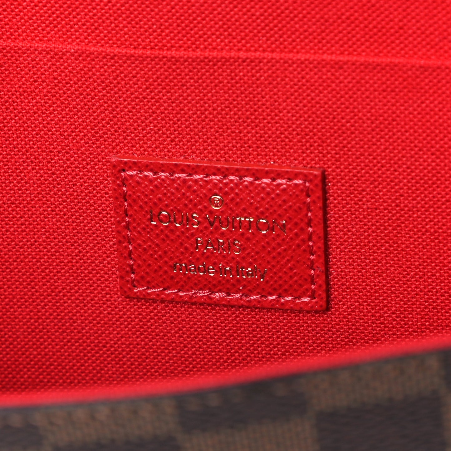 Damier Ebene Pochette Felicie Chain Wallet