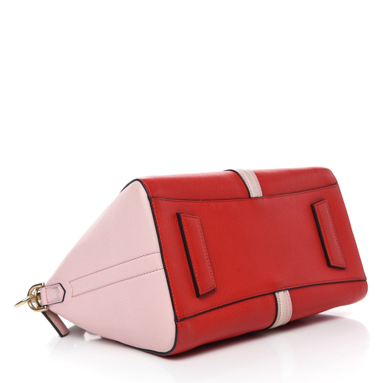Givenchy Sugar Goatskin Small Tri-Color Antigona Red Pink Black 4 of 13