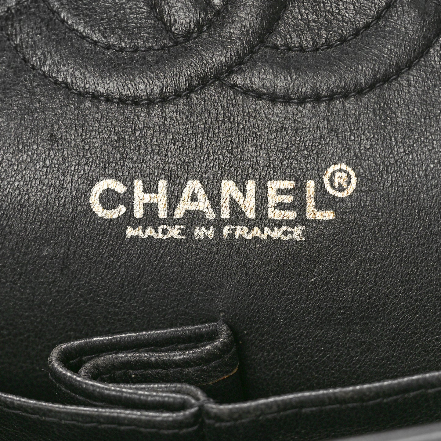 Caviar Quilted Small Double Flap Black