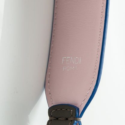 Fendi Vitello Dolce Plexiglass Bi-Color Studded Strap You Carbone Peonia Multicolor 4 of 4