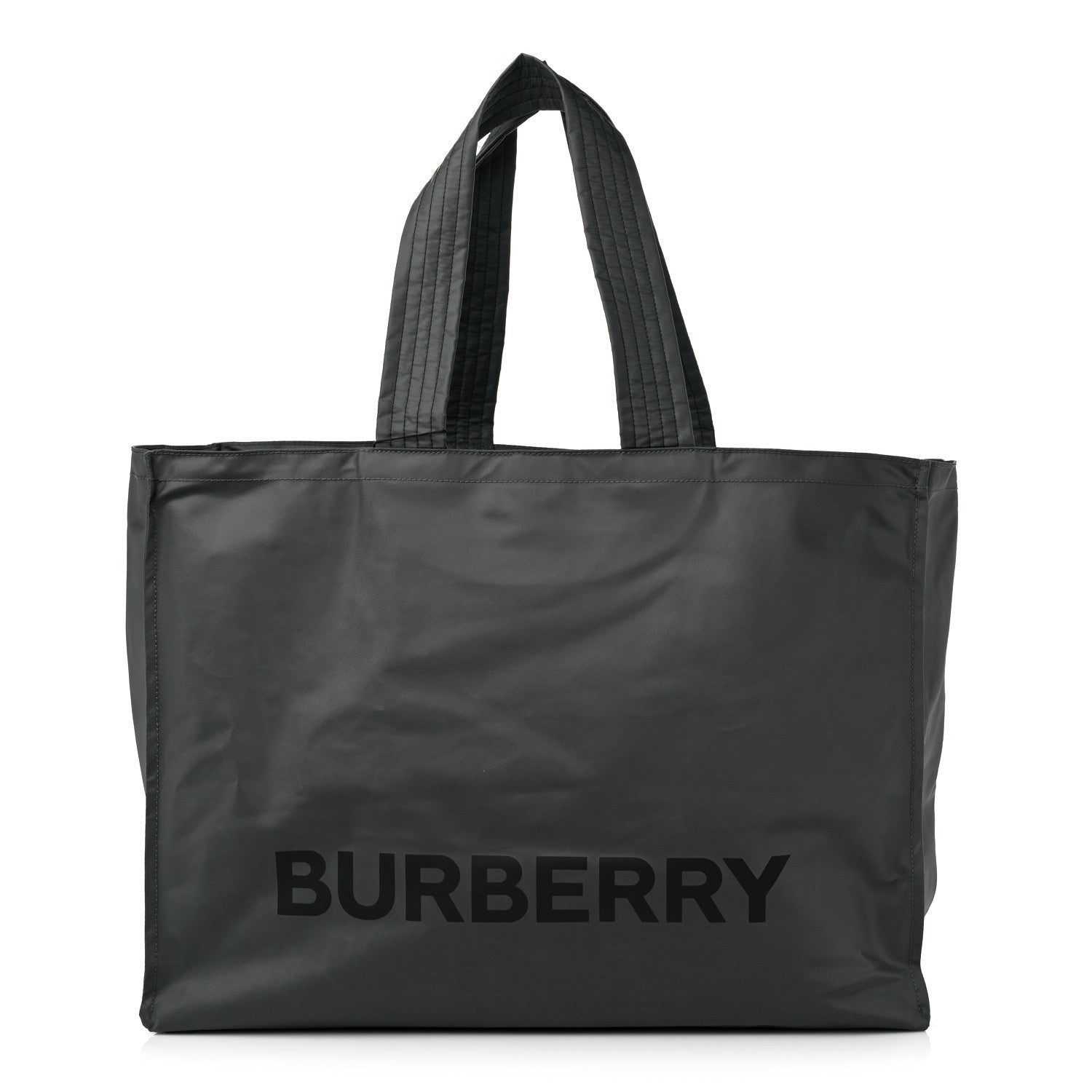 Burberry Nylon Logo Trench Tote Bag Grey 1 of 10