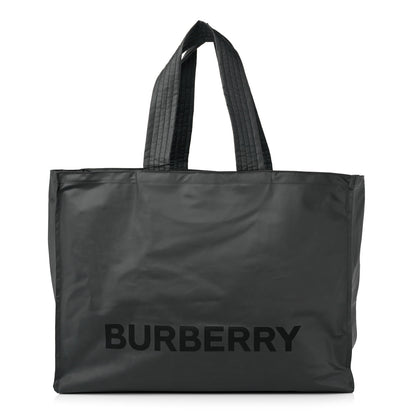 Burberry Nylon Logo Trench Tote Bag Grey 1 of 10