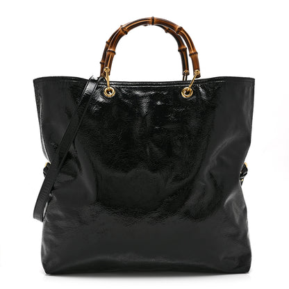 Gucci GG Monogram Bamboo Reversible Tote Black 4 of 18