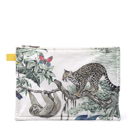 Hermes Toile Flat Equateur Trousse GM 1 of 10