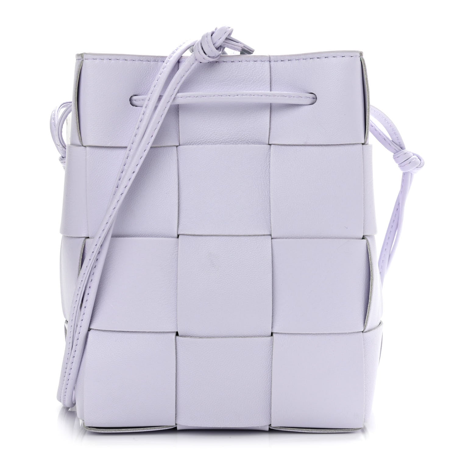 Bottega Veneta Calfskin Intreccio Small Cassette Bucket Bag Mirth Washed 1 of 9