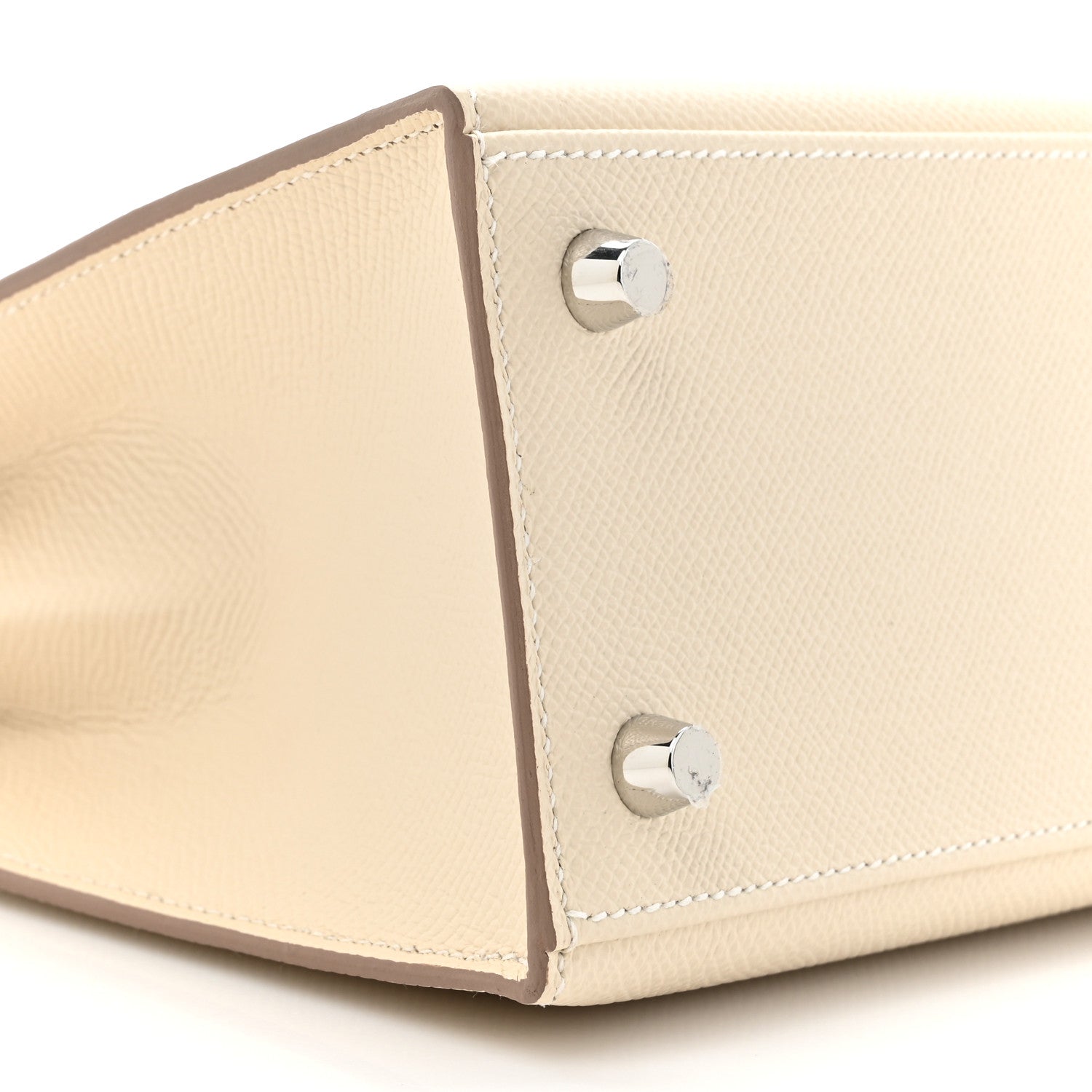 Hermes Epsom Kelly Sellier 25 Craie 10 of 11