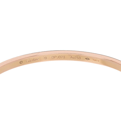 Cartier 18K Pink Gold Small LOVE Bracelet 19 5 of 6