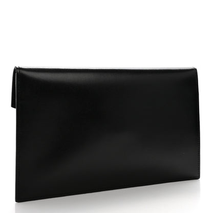 Saint Laurent Smooth Shiny Calfskin Uptown Pouch Black 3 of 8
