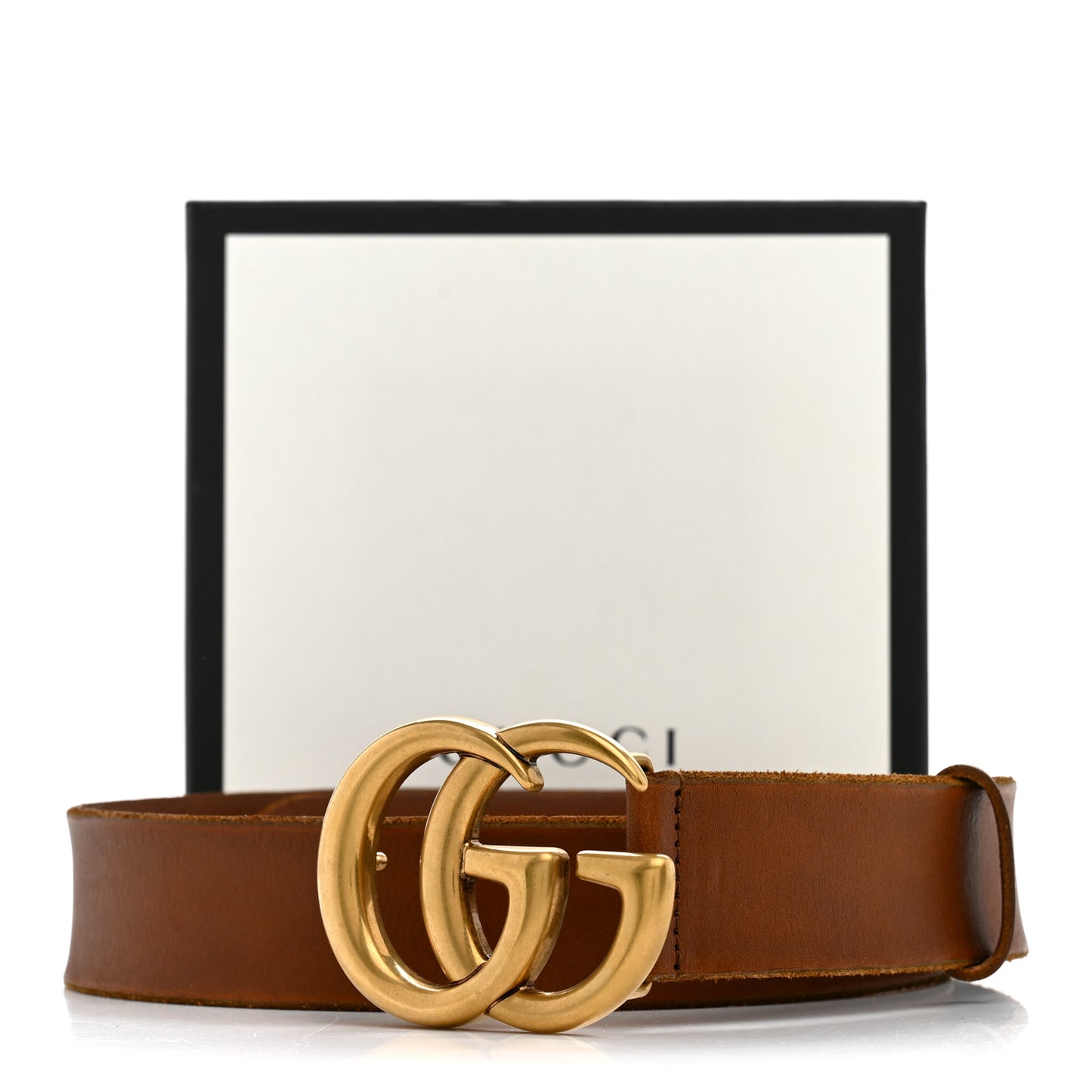 Faded Calfskin Double G 40mm Belt 85 34 Cuir