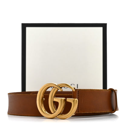Gucci Faded Calfskin Double G 40mm Belt 85 34 Cuir 6 of 6