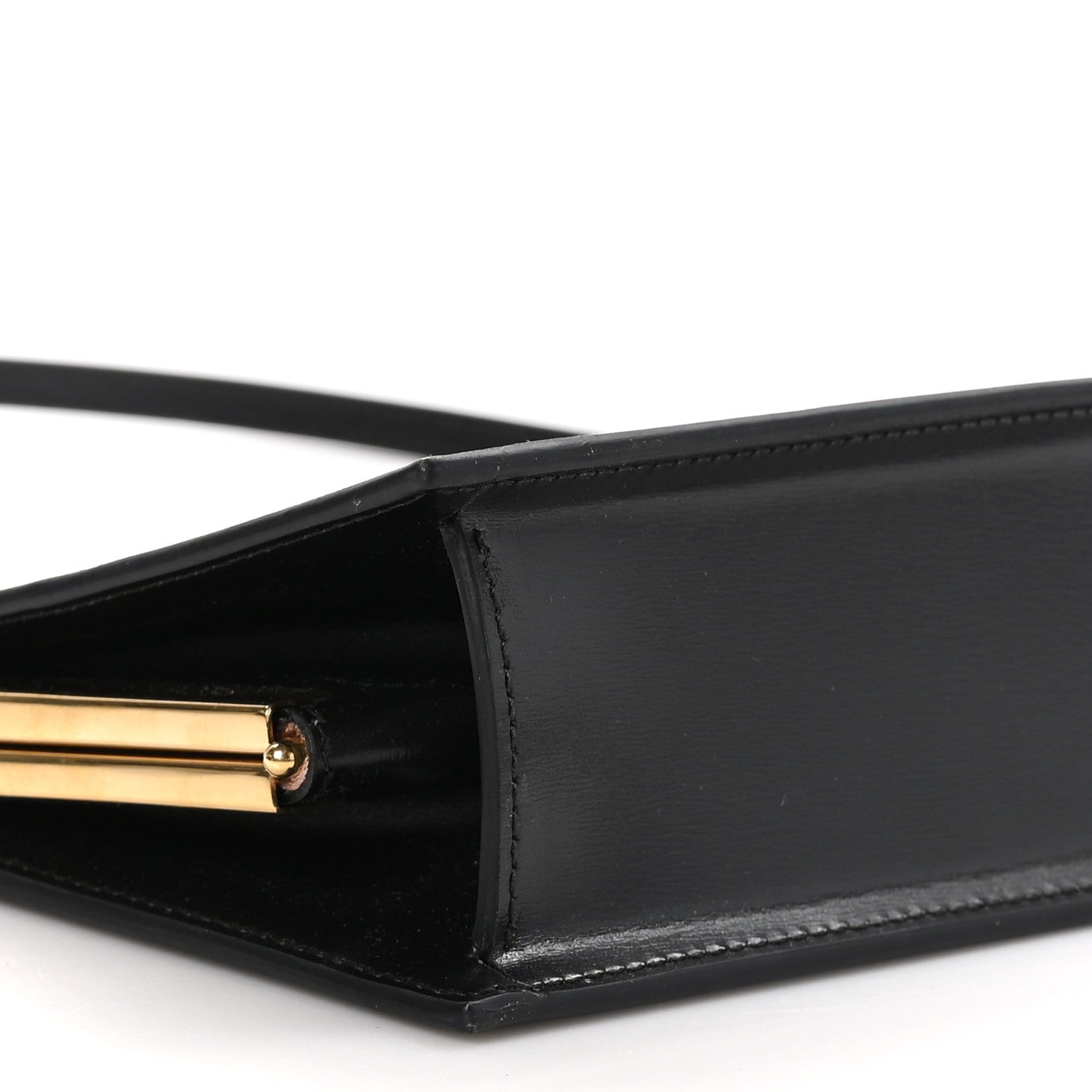 Jimmy Choo Box Calfskin Diamond Cocktail Clutch Black 7 of 9