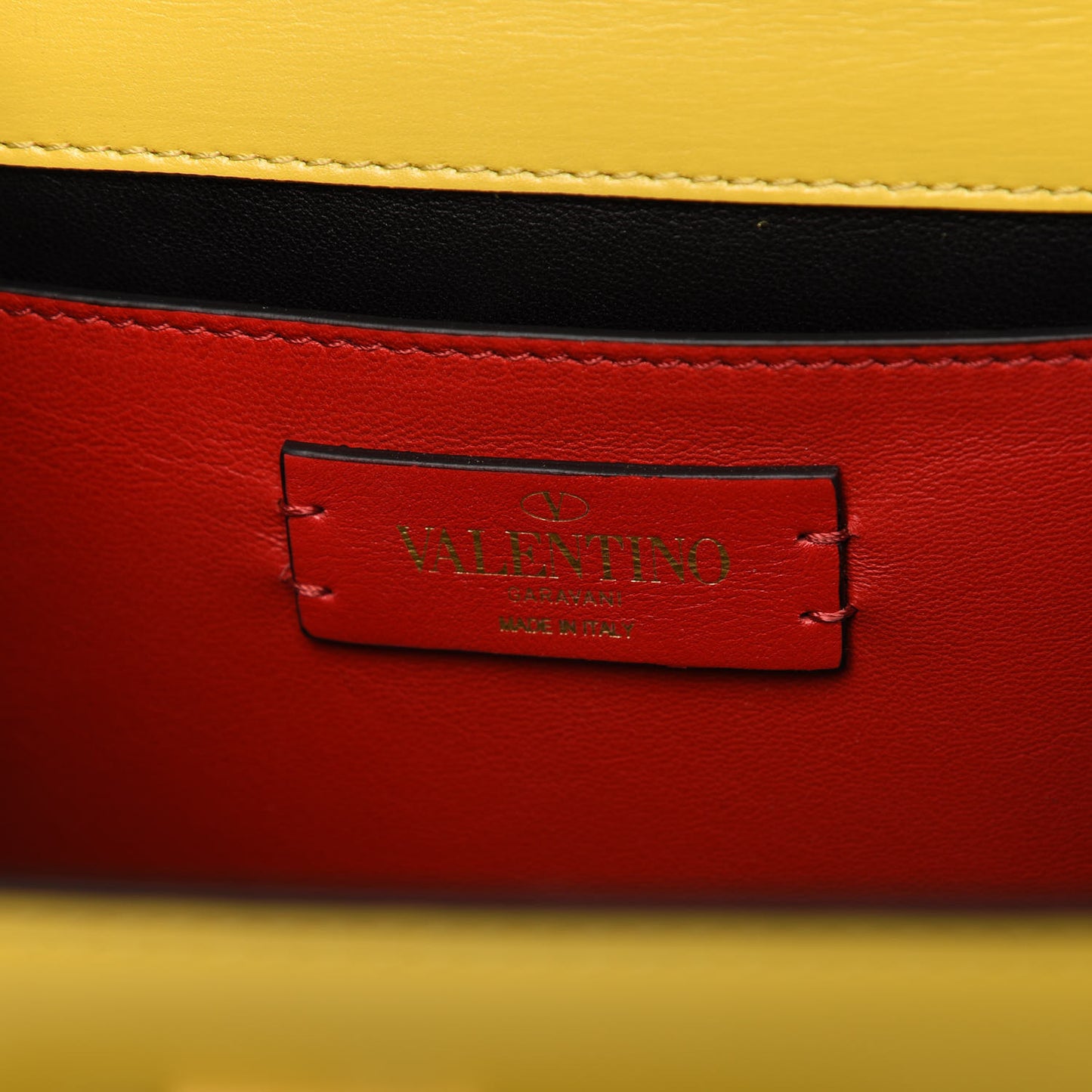 Smooth Calfskin Small VSling Shoulder Bag Senape