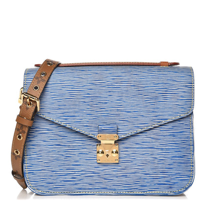 Louis Vuitton Epi Reverse Monogram Pochette Metis Denim Light 1 of 7