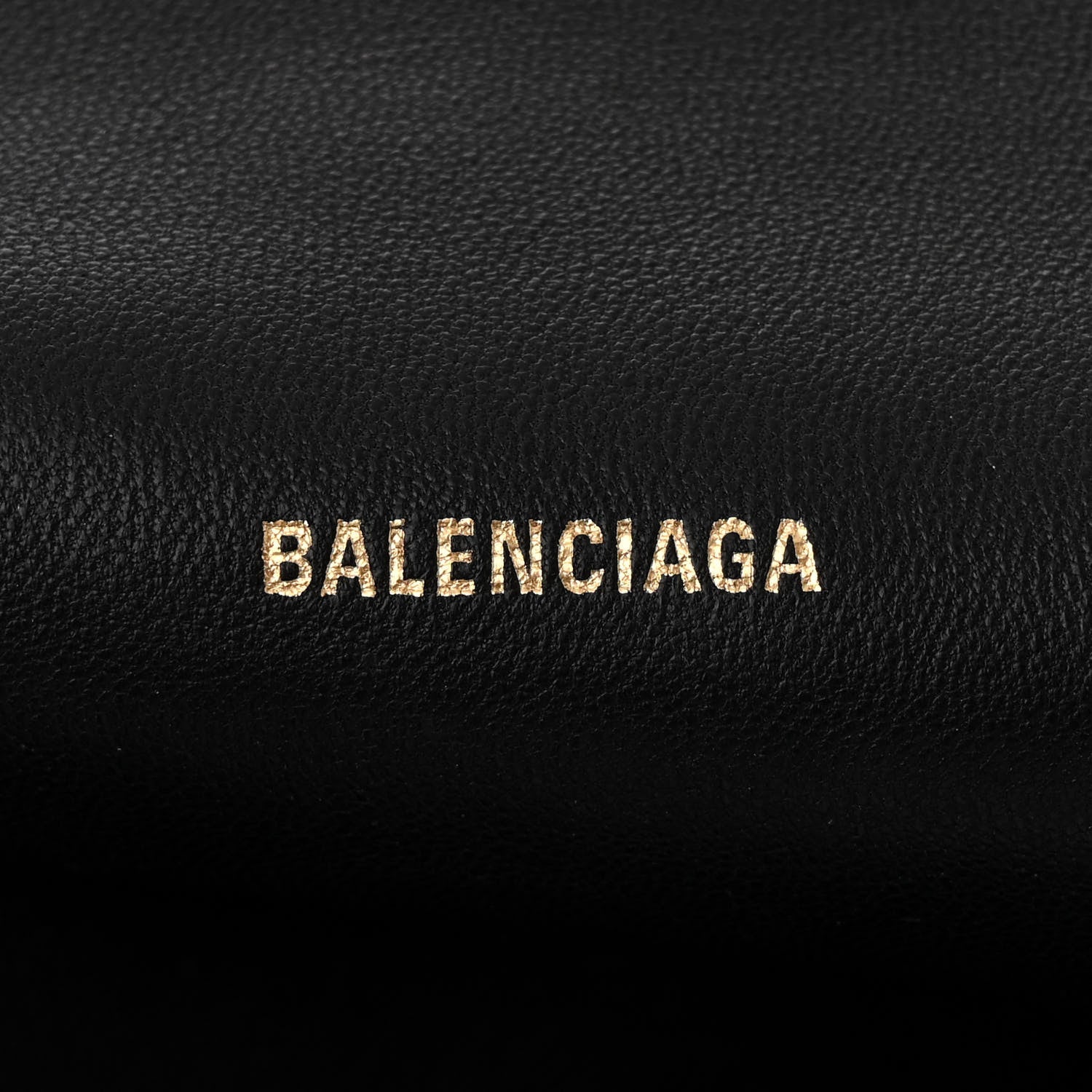 Balenciaga Crushed Calfskin Large Crush Chain Bag Black 6 of 10