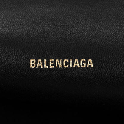 Balenciaga Crushed Calfskin Large Crush Chain Bag Black 6 of 10