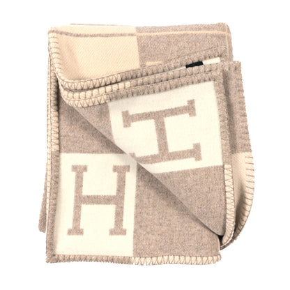 Hermes Wool Cashmere Avalon III Blanket Coco Camomille 2 of 3